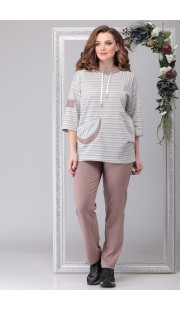 Комплект брючный Michel Chic 1181 бежевые тона