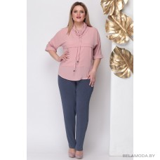 Комплект брючный Michel Chic 595 розовый с синим