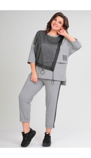 Комплект брючный Michel Chic 1329 серый