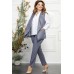 Комплект брючный Mira Fashion 4824-3 серо-голубой