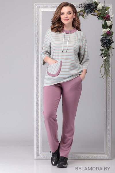 Комплект брючный Michel Chic 1181 розовые тона