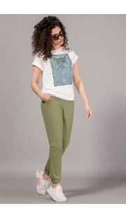 Комплект брючный Сч@стье 7082 хаки