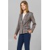 Комплект брючный Denissa Fashion 1257 серо-синий