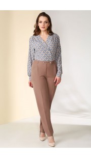 Комбинезон Golden Valley 1031 серо-синий с бежевым