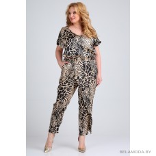 Комбинезон Диамант 1685 бежевые тона