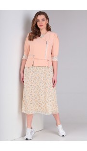 Комплект плательный Viola Style 5488 персик