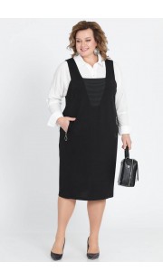 Комплект с сарафаном Pretty 604 черный с белым
