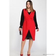 Комплект плательный Lady Secret 3570 красный с черным Комплект плательный Lady Secret 3570 красный с черным