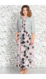 Комплект плательный Mira Fashion 4601-2 светло-розовые тона