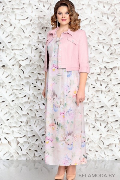 Комплект плательный Mira Fashion 4601-4 светлые тона