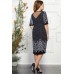 Комплект плательный Mira Fashion 4838 чёрный+белый