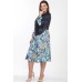 Комплект плательный Lady Style Classic 2256/3 темно-синий с голубым