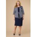 Комплект плательный Svetlana Style 1701 синий+узор