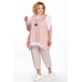 Комплект с капри Pretty 722 светло розовые тона