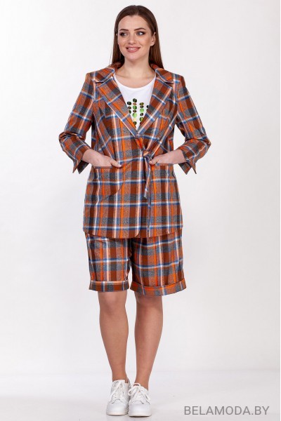 Комплект с шортами Belinga 2149 терракотовые тона