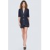Комплект с шортами Denissa Fashion 1138 синий