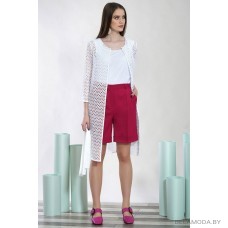 Комплект с шортами Alani 1435 белый, красный