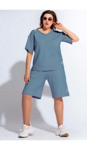 Комплект с шортами BegiModa 3010 синий
