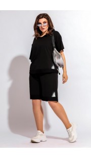 Комплект с шортами BegiModa 3010 черный