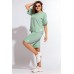 Комплект с шортами BegiModa 3010 шалфей