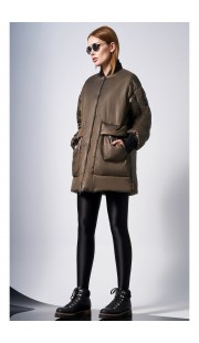 Куртка DiLiaFashion 0128-1 хаки