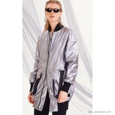 Куртка DiLiaFashion 0191 серебро Куртка DiLiaFashion 0191 серебро