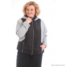 Куртка Pretty 623 черно серый Куртка Pretty 623 черно серый