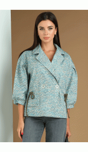 Куртка Viola Style 6036 голубой