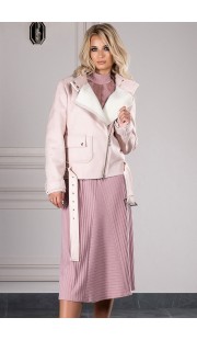 Куртка DilanaVIP 1402 розовый