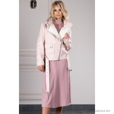 Куртка DilanaVIP 1402 розовый