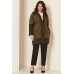 Куртка Andrea Style 00275 хаки