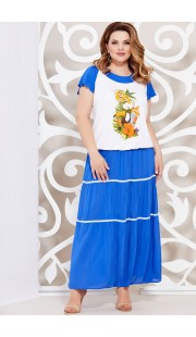 Комплект юбочный Mira Fashion 4775-3 василёк