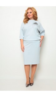 Комплект юбочный Michel Chic 1254 серо-голубой