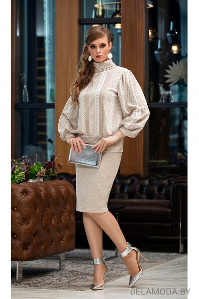 Комплект юбочный Diva 1353 бежевый