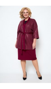 Комплект юбочный Michel Chic 1253 бордовый