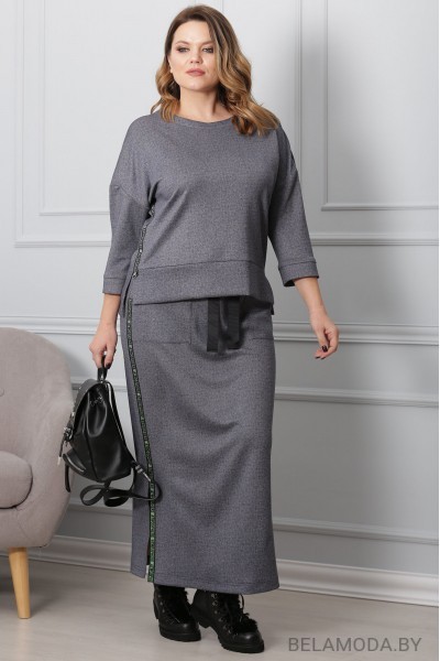 Комплект юбочный Michel Chic 589 серый