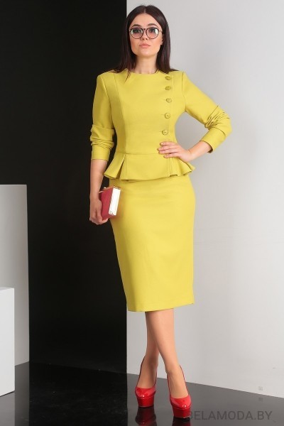 Комплект юбочный Мода-Юрс 2314 лимон