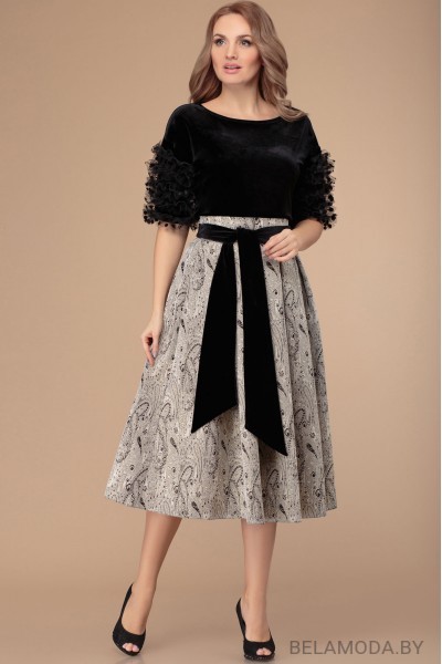 Комплект юбочный Svetlana Style 1369 черный с серым