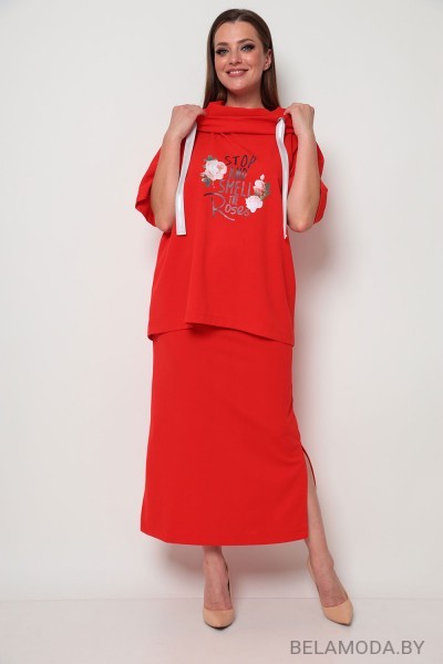 Комплект юбочный Michel Chic 1248 красный