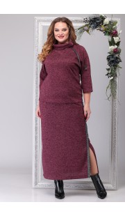 Комплект юбочный Michel Chic 1195 бордовые тона