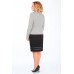 Комплект юбочный Matini 1623 чёрно-серый
