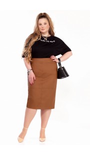 Комплект юбочный Pretty 1299 черный с рыжим