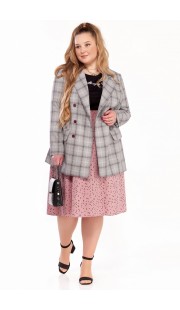 Комплект юбочный Pretty 1293 серый с розовым