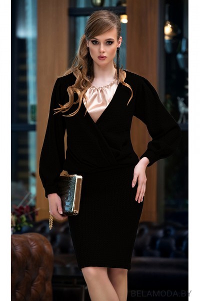 Комплект юбочный Diva 1355-4 черный+бежевый