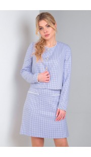 Комплект юбочный Viola Style 2700-2 голубой