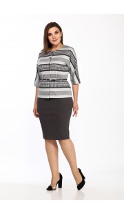 Комплект юбочный Lady Style Classic 1654-3 Серые тона