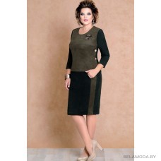 Комплект юбочный Mira Fashion 4463-4 зелёный+оливковый Комплект юбочный Mira Fashion 4463-4 зелёный+оливковый