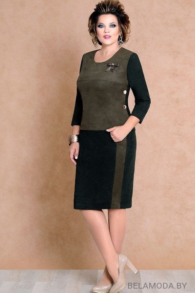 Комплект юбочный Mira Fashion 4463-4 зелёный+оливковый