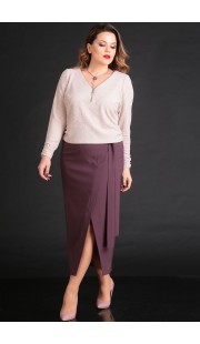 Комплект юбочный Viola Style 2621 розовые тона