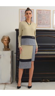 Комплект юбочный Galean style 838 бежевый